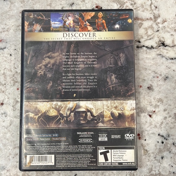 Final Fantasy XII PS2 (Sony PlayStation 2, 2006) - Picture 2 of 4